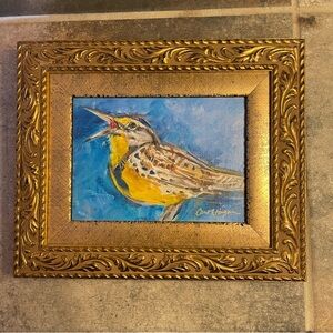 Carol Hagan Montana Ambassador Meadowlark Signed Limited Edition Giclée 23/30